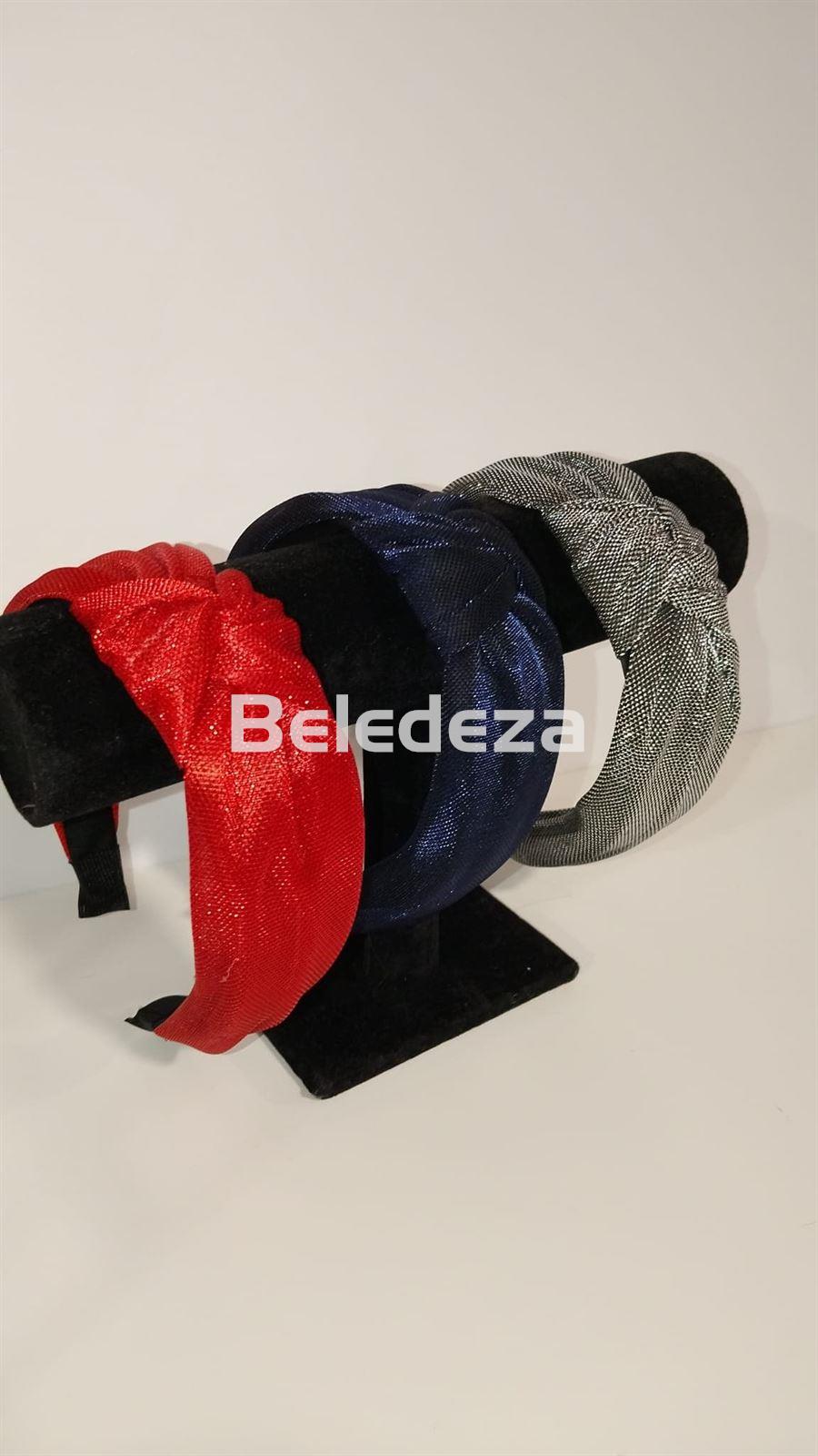 DIADEMA ANCHA NUDO BRILLOS ARABAN - Imagen 1