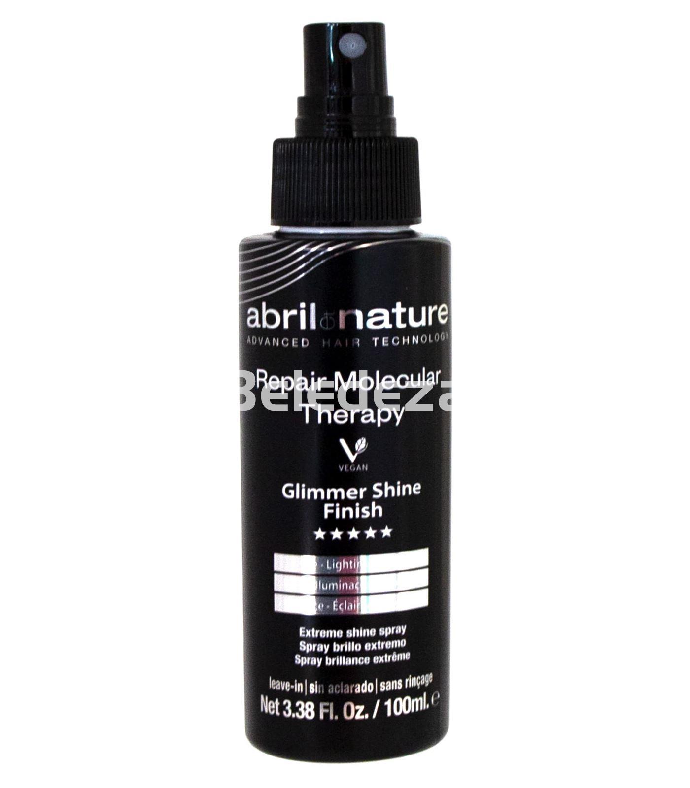 GLIMMER SHINE FINISH REPAIR MOLECULAR THERAPY Spray Brillo Extremo - Imagen 1