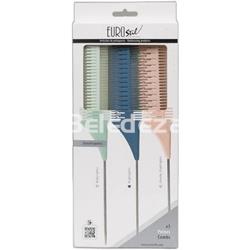 SET 3 PEINES MECHAS EUROSTIL - Imagen 1