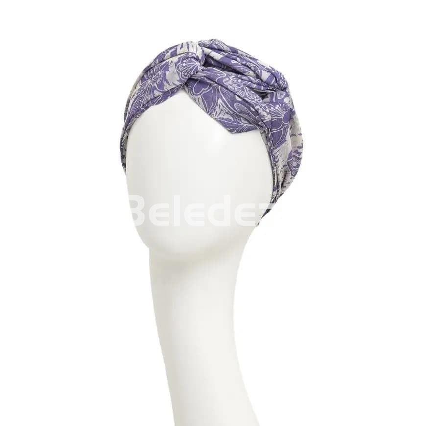 AMBER BOHO TURBAN SET PURPLE ROMANCE Turbante Boho Set Amber Púrpura - Imagen 4