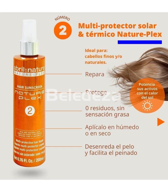 HAIR SUNSCREEN NATURE-PLEX 2 Multi-Protector Capilar 2 Cabellos Finos y Naturales - Imagen 2