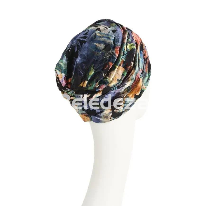 RUBY SKYE BOHO HAT VELVET ROCOCCO VELVET Turbante Ruby Skye Estampado Terciopelo - Imagen 3